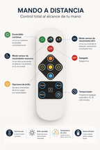 Lámpara LED con sensor |  sin cables, sin instalación.