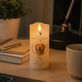 Huella Eterna | Vela LED Personalizada en Memoria de tu Mascota