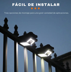 Luz LED Clip con Sensor y Carga Solar | Ilumina sin instalaciones